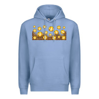 Colony Blue leopard softball 16oz libbey glass Premium Hoodie - HRA Design Shop