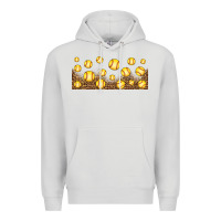 Dove Grey leopard softball 16oz libbey glass Premium Hoodie - HRA Design Shop