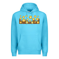 Ocean Blue leopard softball 16oz libbey glass Premium Hoodie - HRA Design Shop