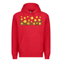 Red leopard softball 16oz libbey glass Premium Hoodie - HRA Design Shop