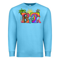 Ocean Blue respiratory therapist summer Premium Sweatshirt - RanaPortraitStore