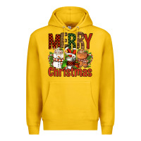Lemon Merry Christmas Coffee Cups Premium Hoodie - FaDigitalArtStudio