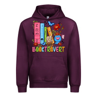 Mauve Wine booktrovert Urban Hoodie - JahusDesignShop