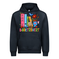 Navy booktrovert Urban Hoodie - JahusDesignShop