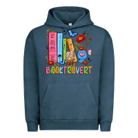 Pigment Midnight Navy booktrovert Urban Hoodie - JahusDesignShop