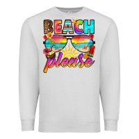 Dove Grey beach please Premium Sweatshirt - RanaPortraitStore