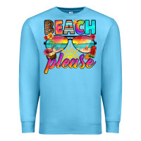 Ocean Blue beach please Premium Sweatshirt - RanaPortraitStore