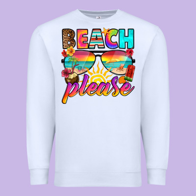 Premium Sweatshirt beach please