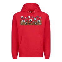 Red leopard soccer 16oz libbey glass Premium Hoodie - HRA Design Shop