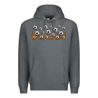 Rock leopard soccer 16oz libbey glass Premium Hoodie - HRA Design Shop