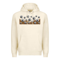 Tofu leopard soccer 16oz libbey glass Premium Hoodie - HRA Design Shop