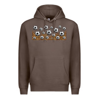 Coffee leopard soccer 16oz libbey glass Premium Hoodie - HRA Design Shop