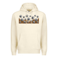 Sandshell leopard soccer 16oz libbey glass Premium Hoodie - HRA Design Shop