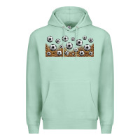 Seafoam leopard soccer 16oz libbey glass Premium Hoodie - HRA Design Shop