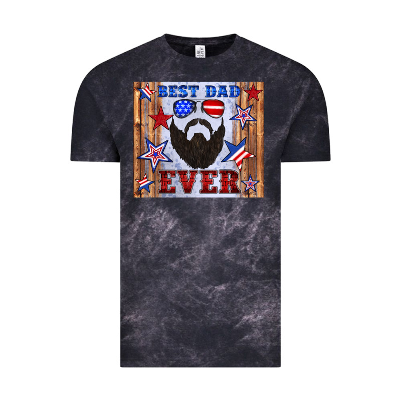 Best Dad Ever American Flag Vintage Tee by Artiststas | Teevron