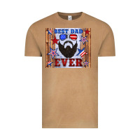 Vintage Camel best dad ever american flag Vintage Tee - Artiststas