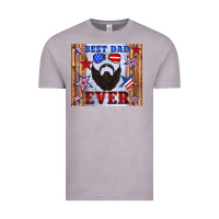 Vintage Zinc best dad ever american flag Vintage Tee - Artiststas