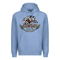 Colony Blue cowboy dad Premium Hoodie - CowhideDigitalArt