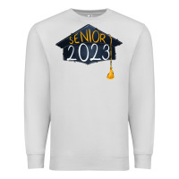 Dove Grey senior 2023 graduation Premium Sweatshirt - RanaPortraitStore