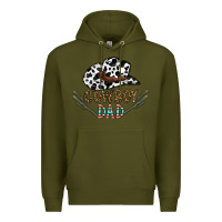 Army Green cowboy dad Premium Hoodie - CowhideDigitalArt