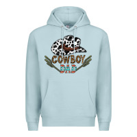 Blue Mist cowboy dad Premium Hoodie - CowhideDigitalArt