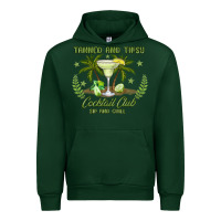 Forest Green tanned and tipsy cocktail club sip and chill Urban Hoodie - JahusDesignShop