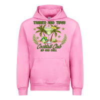 Fuchsia Pink tanned and tipsy cocktail club sip and chill Urban Hoodie - JahusDesignShop