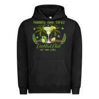 Pigment Black tanned and tipsy cocktail club sip and chill Urban Hoodie - JahusDesignShop