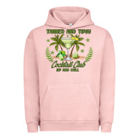 Pigment Salmon tanned and tipsy cocktail club sip and chill Urban Hoodie - JahusDesignShop