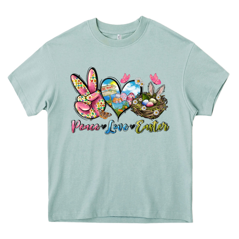 Peace Love Easter Heavy Core Tee by LillyAllenDesigns | Teevron
