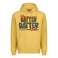 Antique Gold hey batter batter batter Premium Hoodie - CowhideDigitalArt
