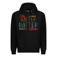 Black hey batter batter batter Premium Hoodie - CowhideDigitalArt
