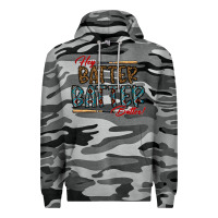 Slate Camo hey batter batter batter Premium Hoodie - CowhideDigitalArt