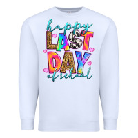 White happy last day of school Premium Sweatshirt - RanaPortraitStore