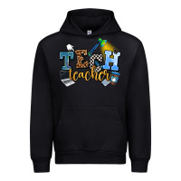 Black tech teacher Urban Hoodie - AdoDesignShop