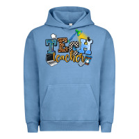 Pigment Pebble Blue tech teacher Urban Hoodie - AdoDesignShop