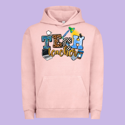 Tech Teacher Urban Hoodie Designed By Adodesignshop