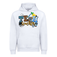 White tech teacher Urban Hoodie - AdoDesignShop