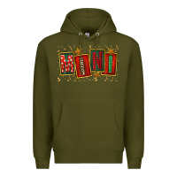 Army Green mini christmas Premium Hoodie - FaDigitalArtStudio