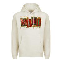 Oatmeal Heather mini christmas Premium Hoodie - FaDigitalArtStudio