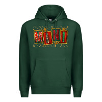 Sports Green mini christmas Premium Hoodie - FaDigitalArtStudio