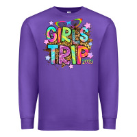 Purple girls trip 2023 Premium Sweatshirt - RanaPortraitStore