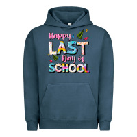 Pigment Midnight Navy happy last day of school Urban Hoodie - JahusDesignShop