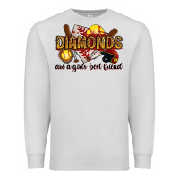 Diamonds Are A Girls Best Friends Premium Sweatshirt | Teevron
