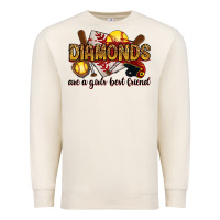 Sandshell diamonds are a girls best friends Premium Sweatshirt - RanaPortraitStore