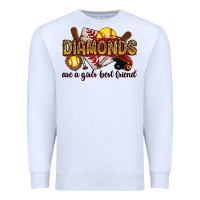 White diamonds are a girls best friends Premium Sweatshirt - RanaPortraitStore