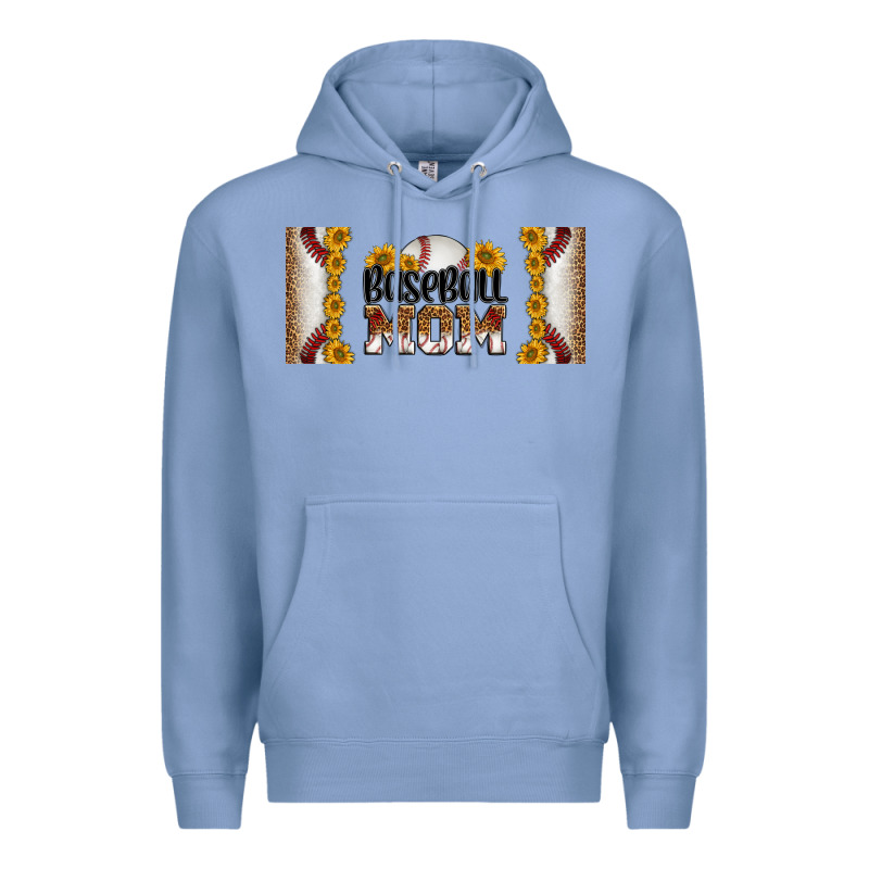 Leopard Baseball Mom 16oz Libbey Glass Premium Hoodie by HRA Design Shop | Teevron