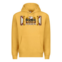 Mustard leopard baseball mom 16oz libbey glass Premium Hoodie - HRA Design Shop