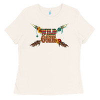 Bone wild one with gemstone and sunflower Ladies Tee - Artiststas