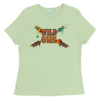 Wild One With Gemstone And Sunflower Ladies Tee | Teevron